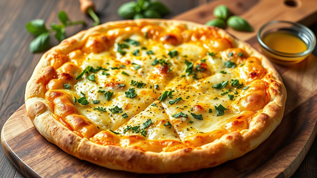 Garlic Bread Pizza for an Easy Snack - Microwave Grilling Guide
