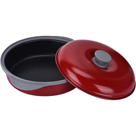 MACONEE Microwave Frying Pan Skillet with Lid