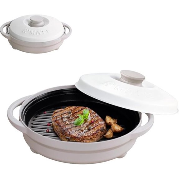 Rangemate Signature Microwave Searing Grill Pan Lid